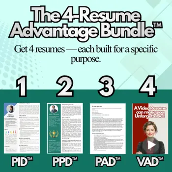 Image for 'The 4-Resume Advantage Bundle™' feature pack.